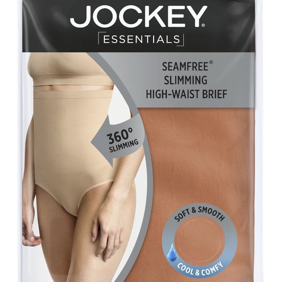 ⤵️🆕Jockey® Essentials Women's Slimming Cool Touch High Waist Brief - Picture 6 of 7